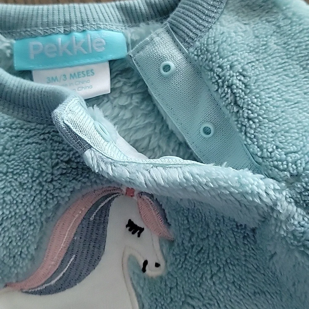 Pekkle Blue Unicorn Baby Outfit 🦄 - Picture 3 of 6